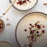 طرز تهیه‌ فرنی با آرد برنج برای ماه رمضان